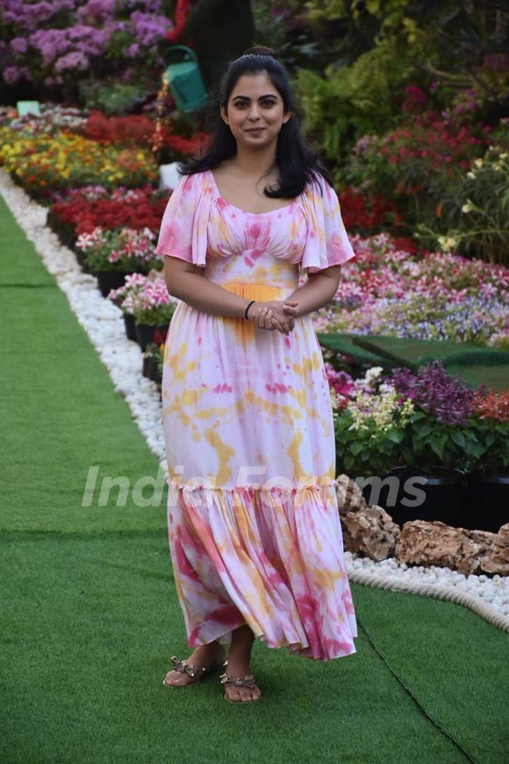 Isha Ambani at her house holi party.