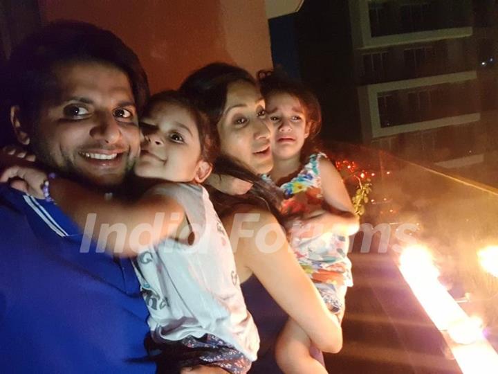 Karanvir Bohra with Family