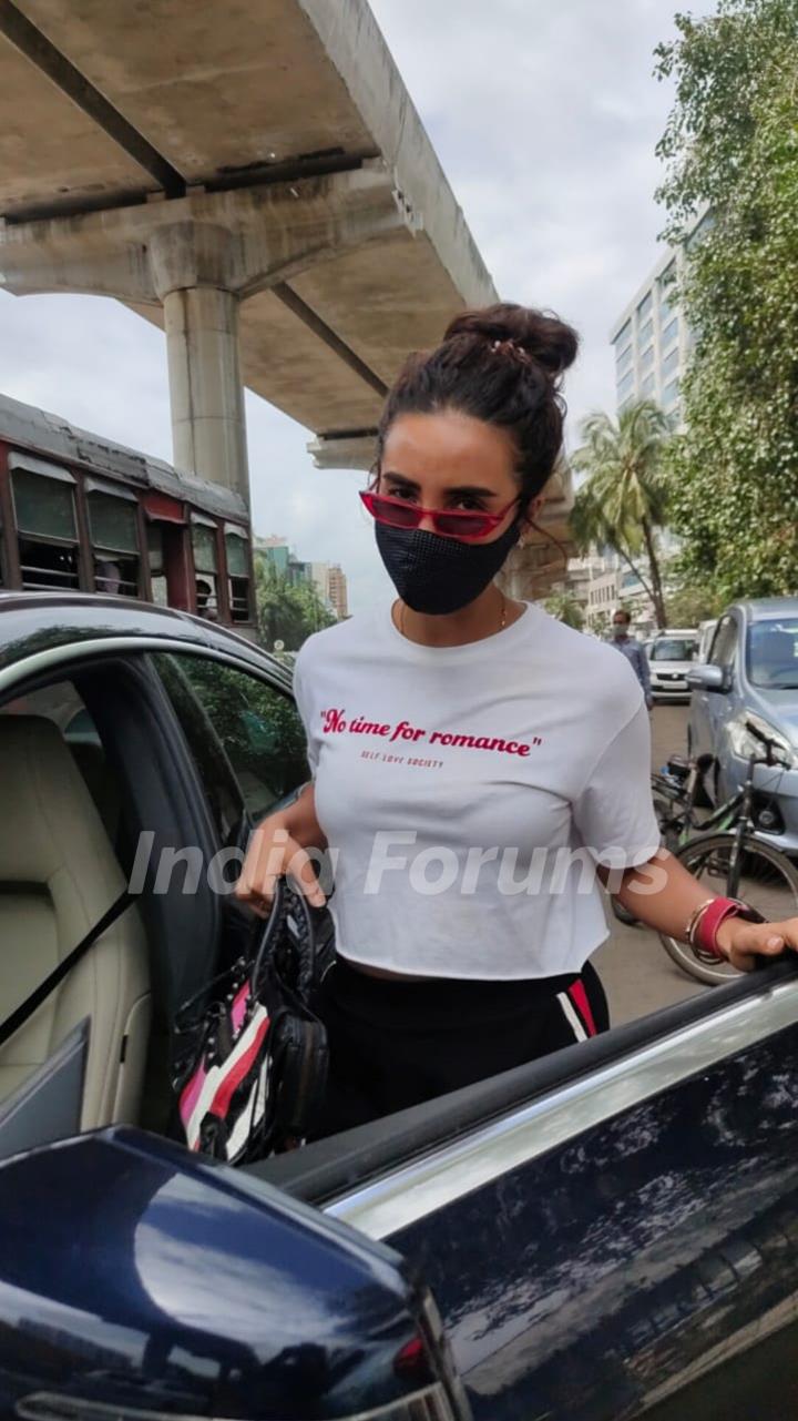 Patralekha snapped around the town! 