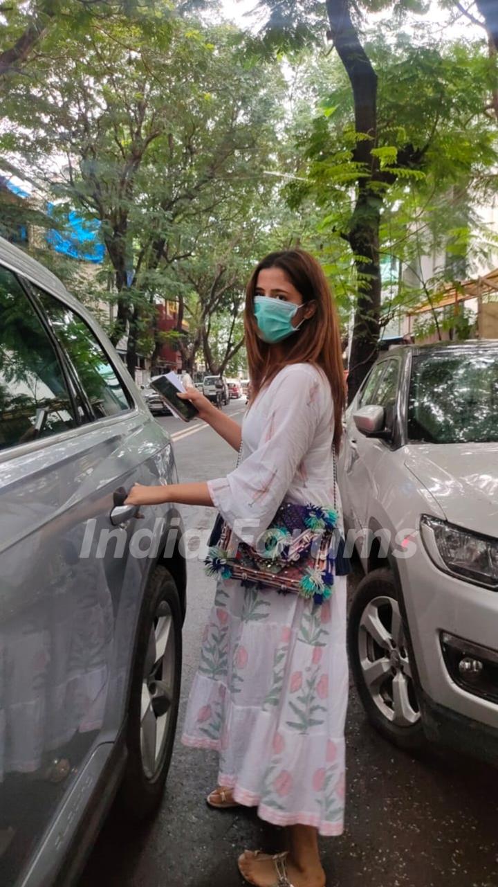 Nupur Sanon snapped around the town