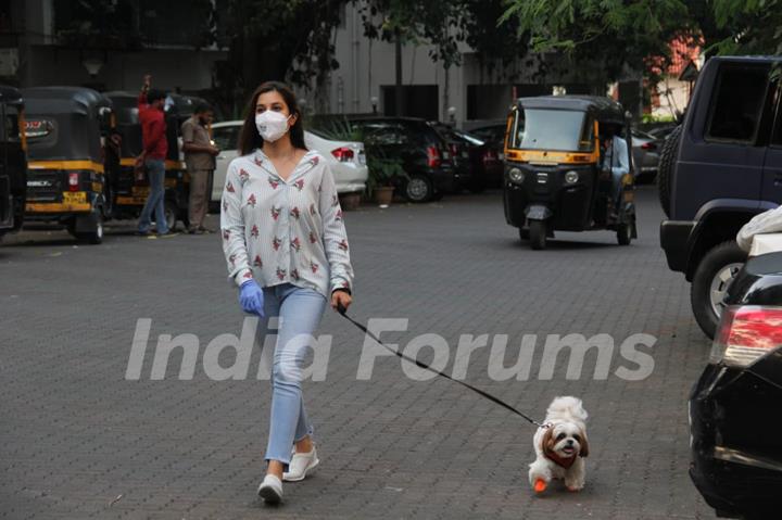 Sophie Choudry snapped at Mount Mary 