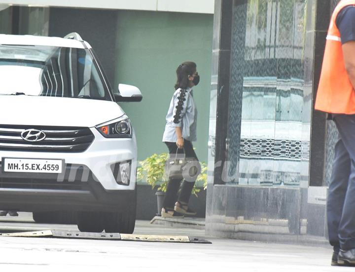 Neetu Singh Kapoor snapped at Dharma office in Andheri