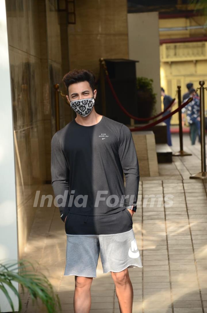 Aayush Sharma snapped around the town!