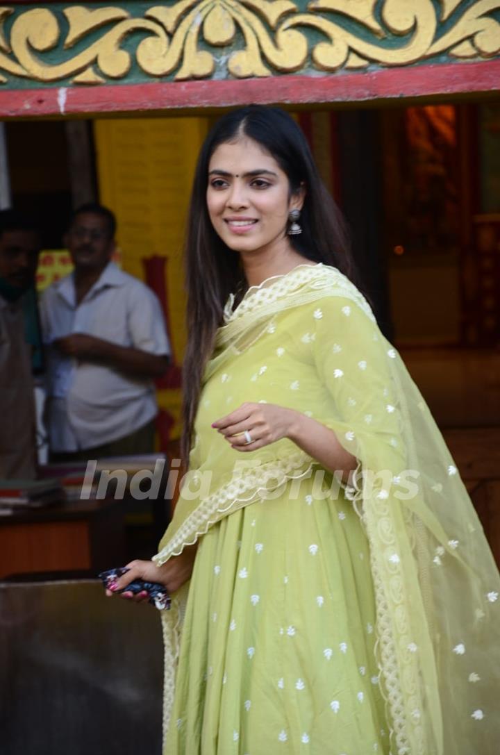 Malavika Mohanan snapped at Juhu