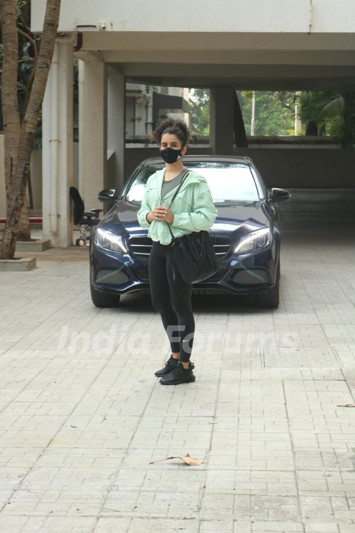  Sanya Malhotra snapped in Andheri