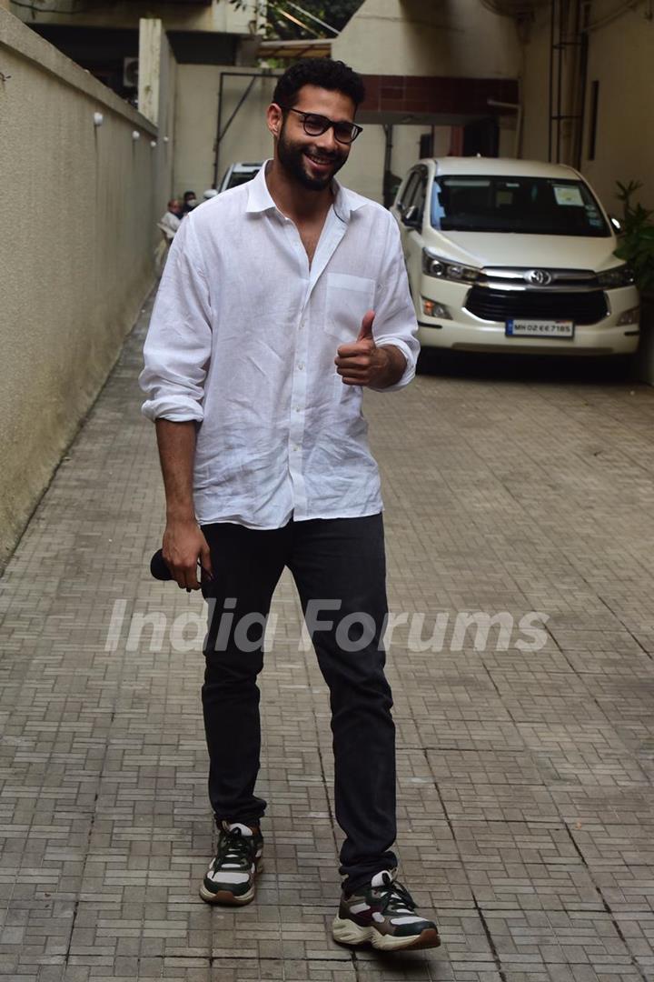 Siddhant Chaturvedi snapped at Old Dharma Office in Bandra