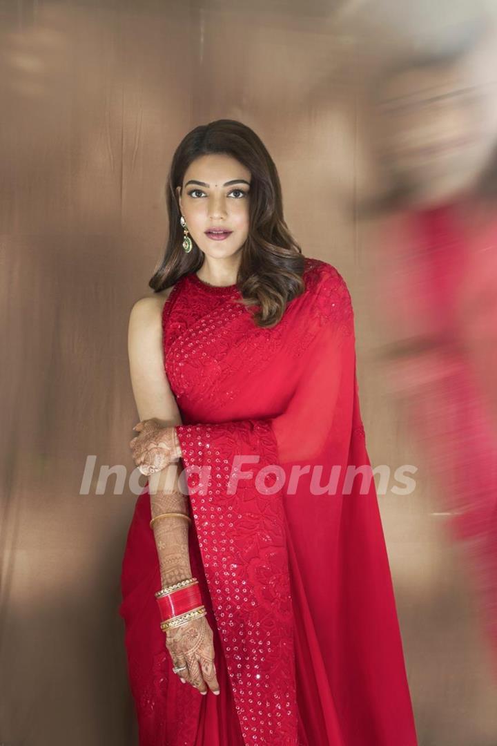 Kajal Aggarwal's first Karva Chauth!