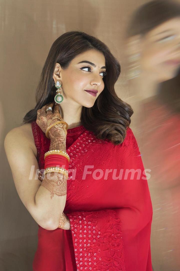 Kajal Aggarwal's first Karva Chauth!