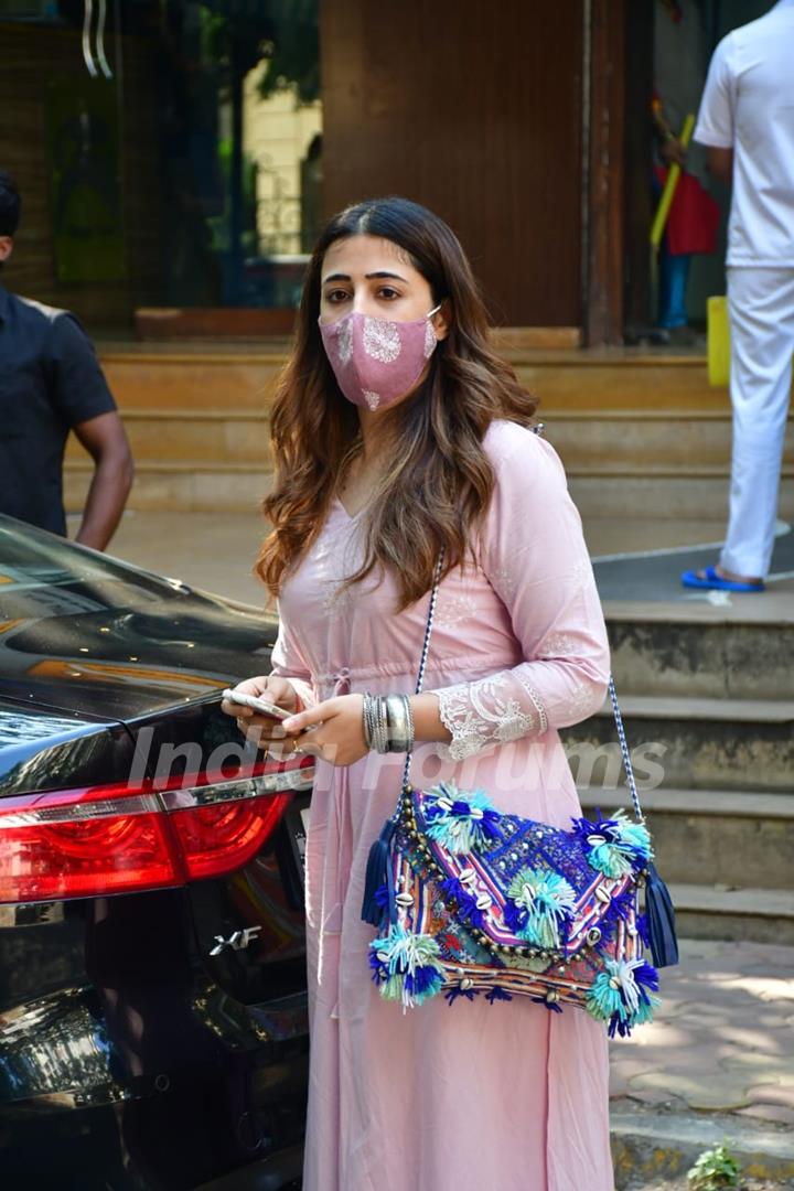 Nupur Sanon snapped around the town!