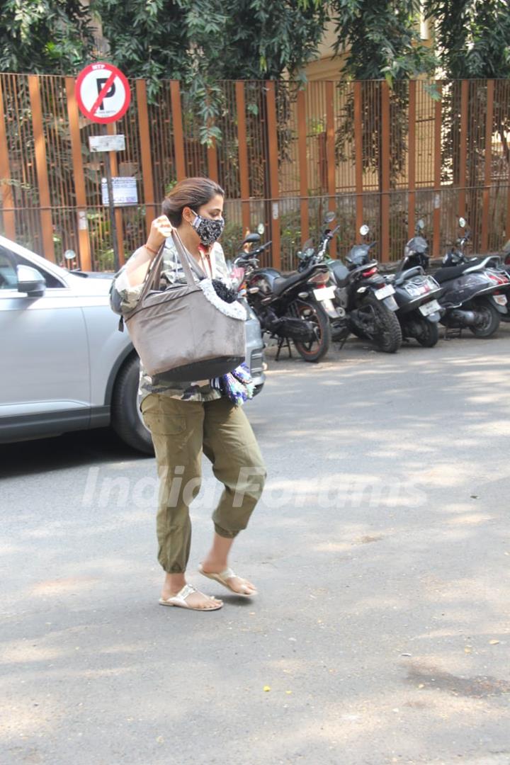 Nupur Sanon snapped at clinic in Khar