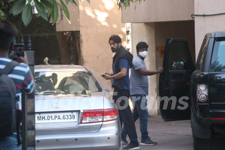 Arjun Rampal snapped around the town