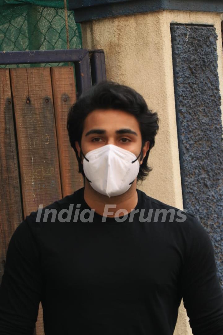 Aadar Jain snapped at in Bandra