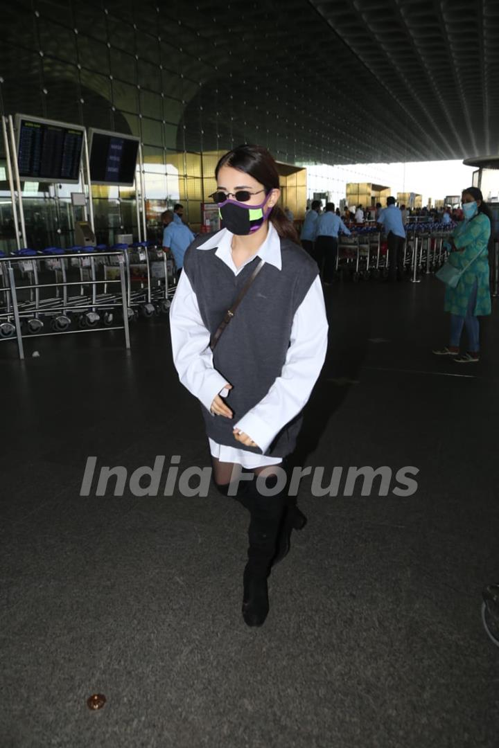 Radhika Madan snapped at airport