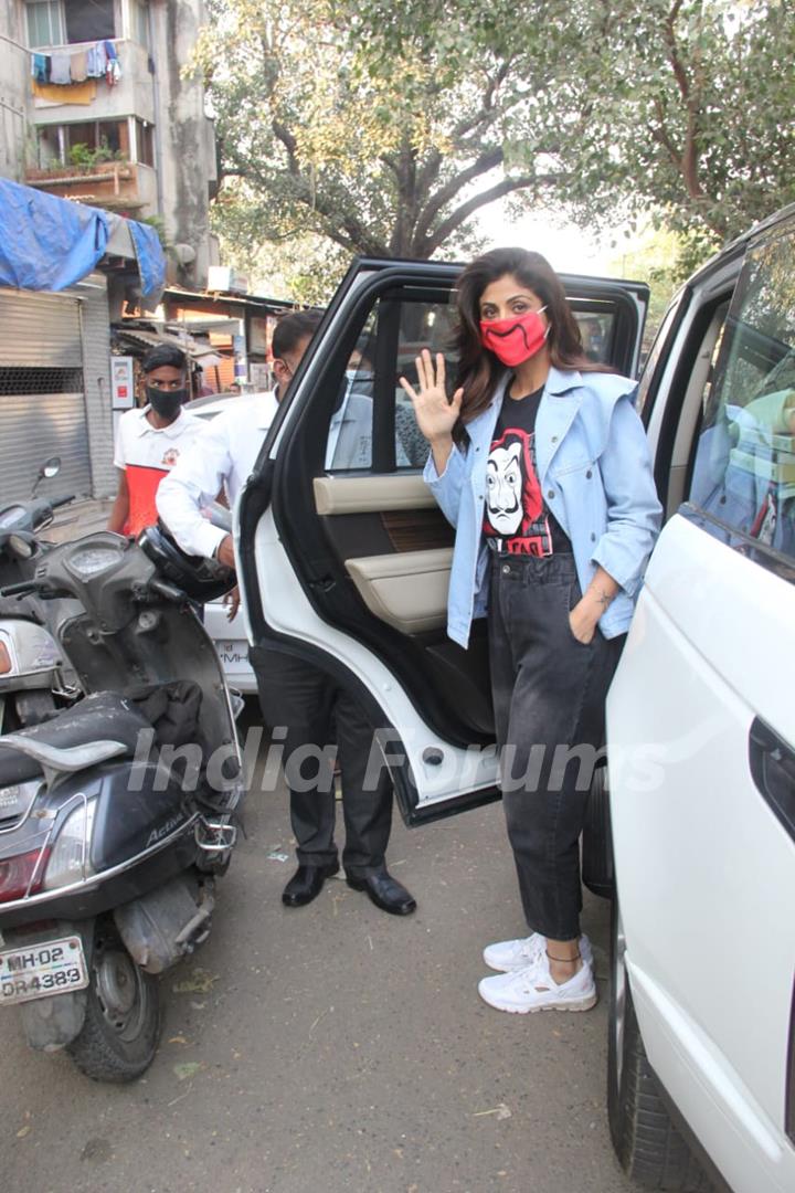 Shilpa Shetty snapped around the town