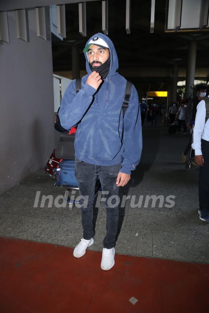 Ahan Shetty snapped at airport