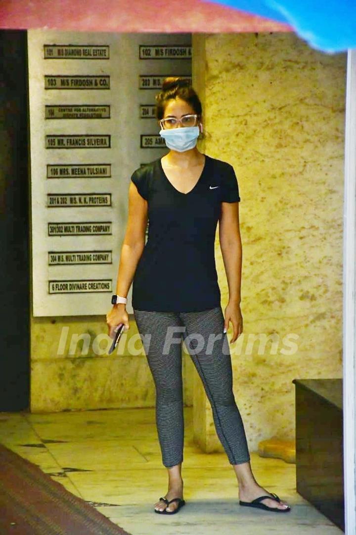 Kim Sharma spotted at Pilates