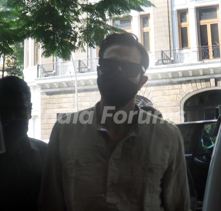Arjun Rampal snapped arriving at NCB office