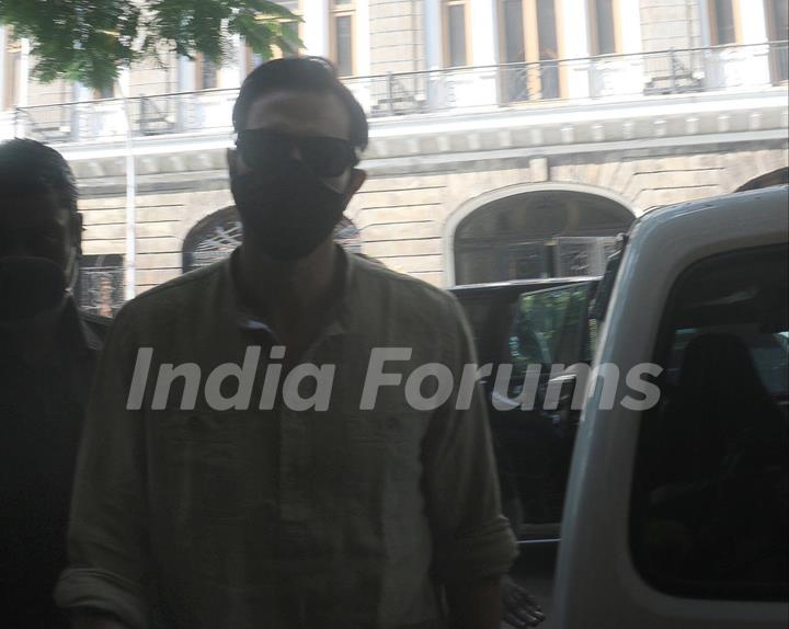 Arjun Rampal snapped arriving at NCB office