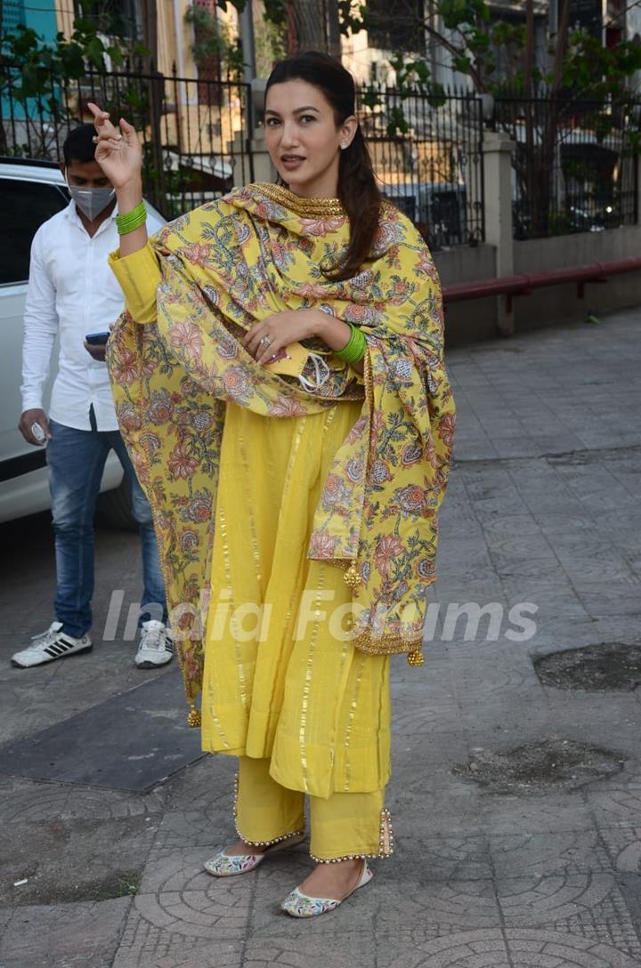 Gauhar Khan snapped at Andheri