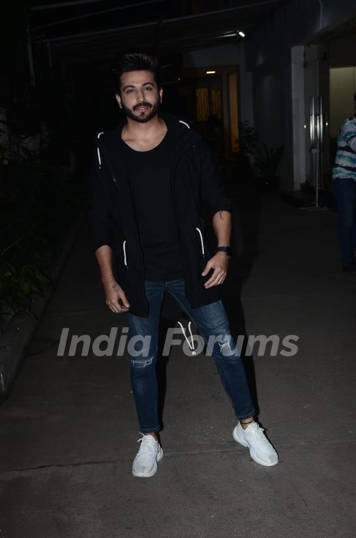 Dheeraj Dhoopar Aamir Ali snapped at screening of Black Widow!