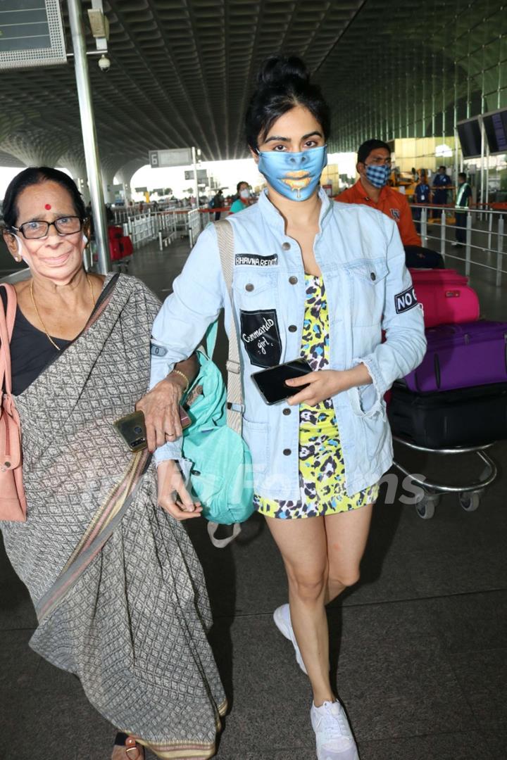 Adah Sharma snapped at airport