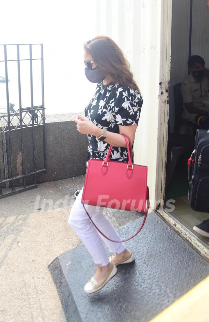 Madhuri Dixit snapped at Gateway of India