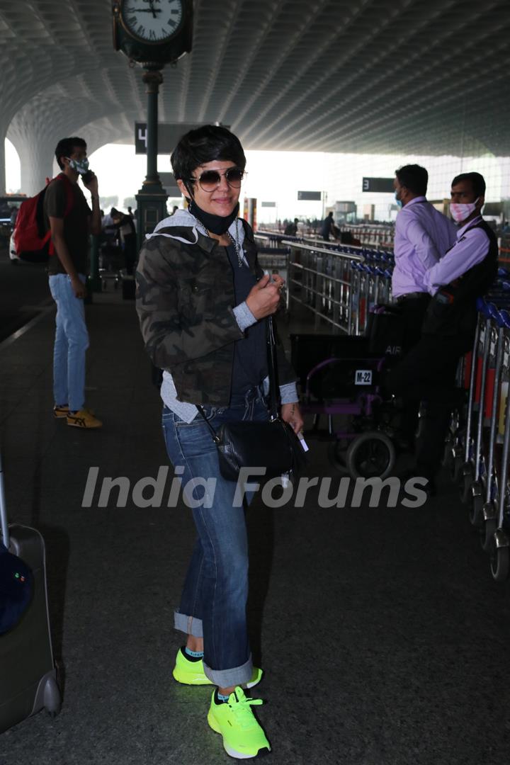 Mandira Bedi snapped at airport