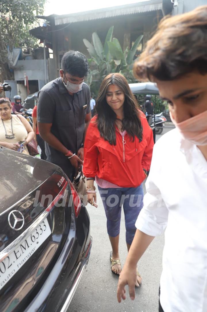 Ekta Kapoor snapped at Bandra