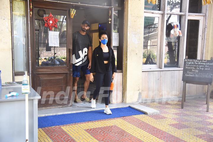 Sanya Malhotra snapped at Santacruz