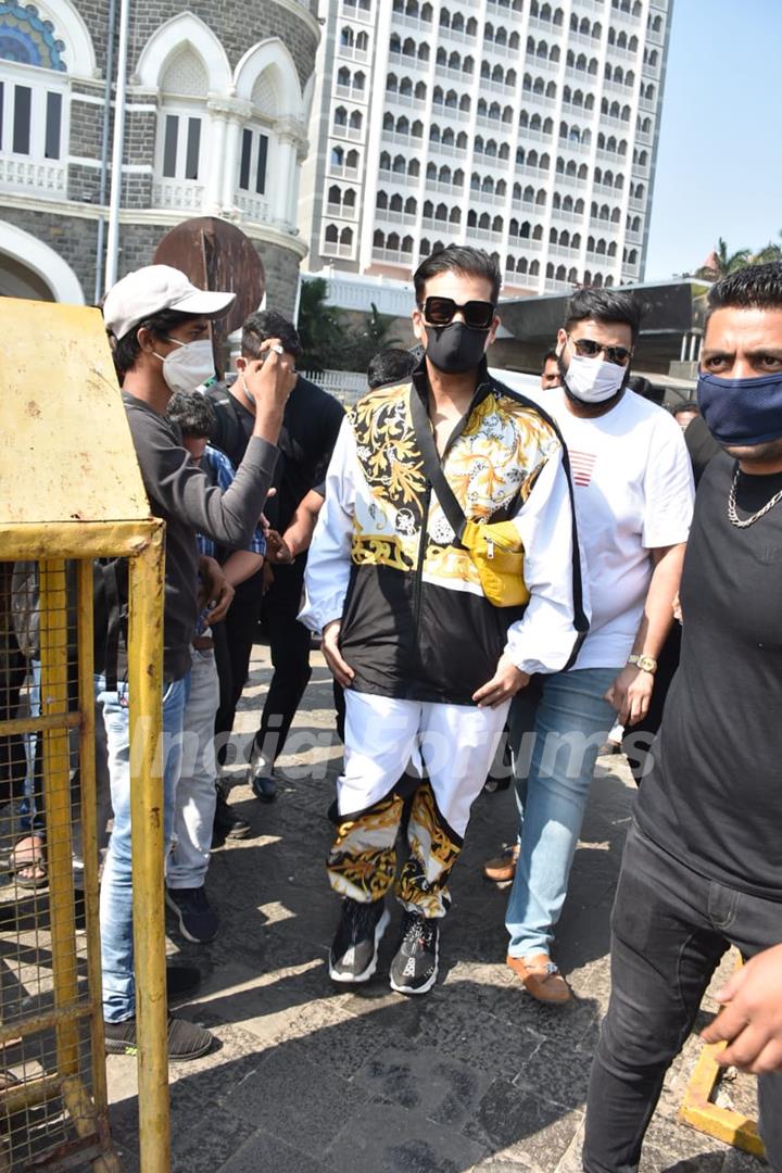 Karan Johar snapped at Gateway of India