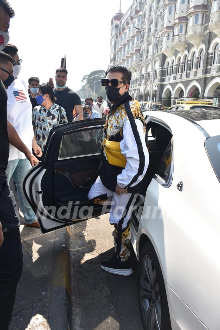 Karan Johar snapped at Gateway of India