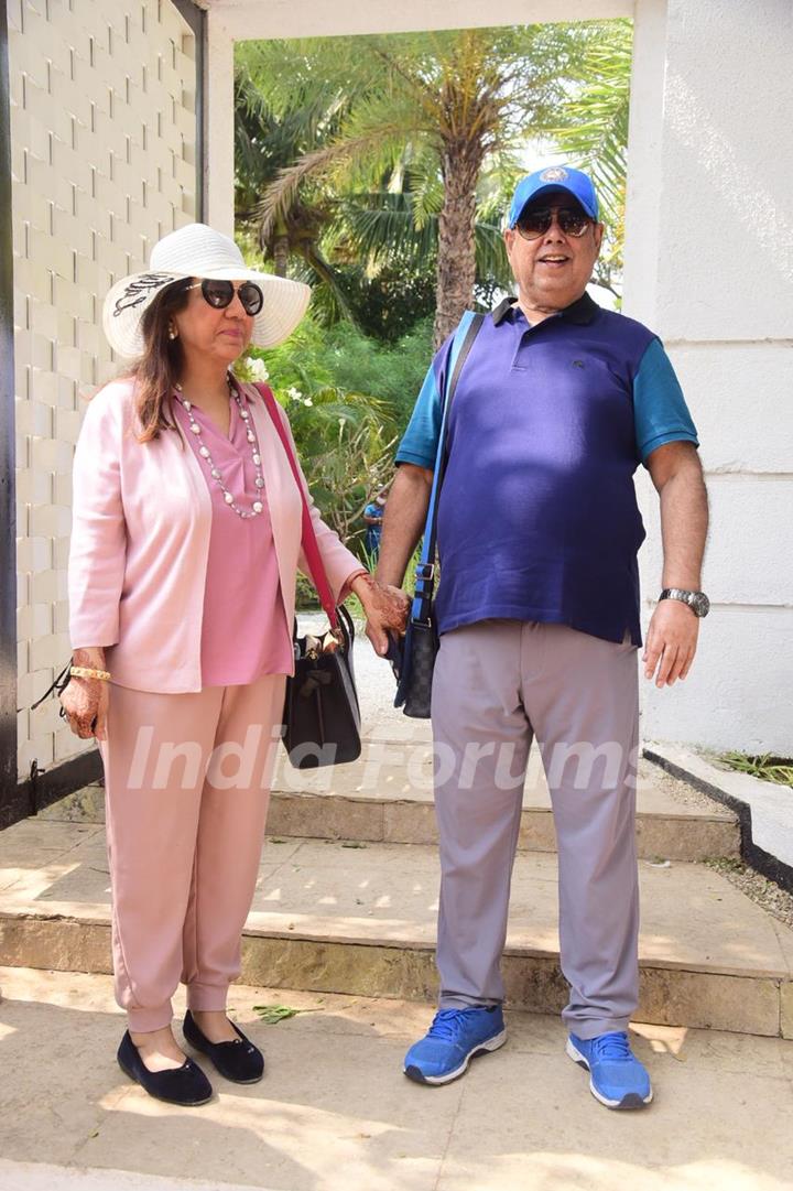 David Dhawan snapped leaving Alibaug after Varun-Natasha's wedding