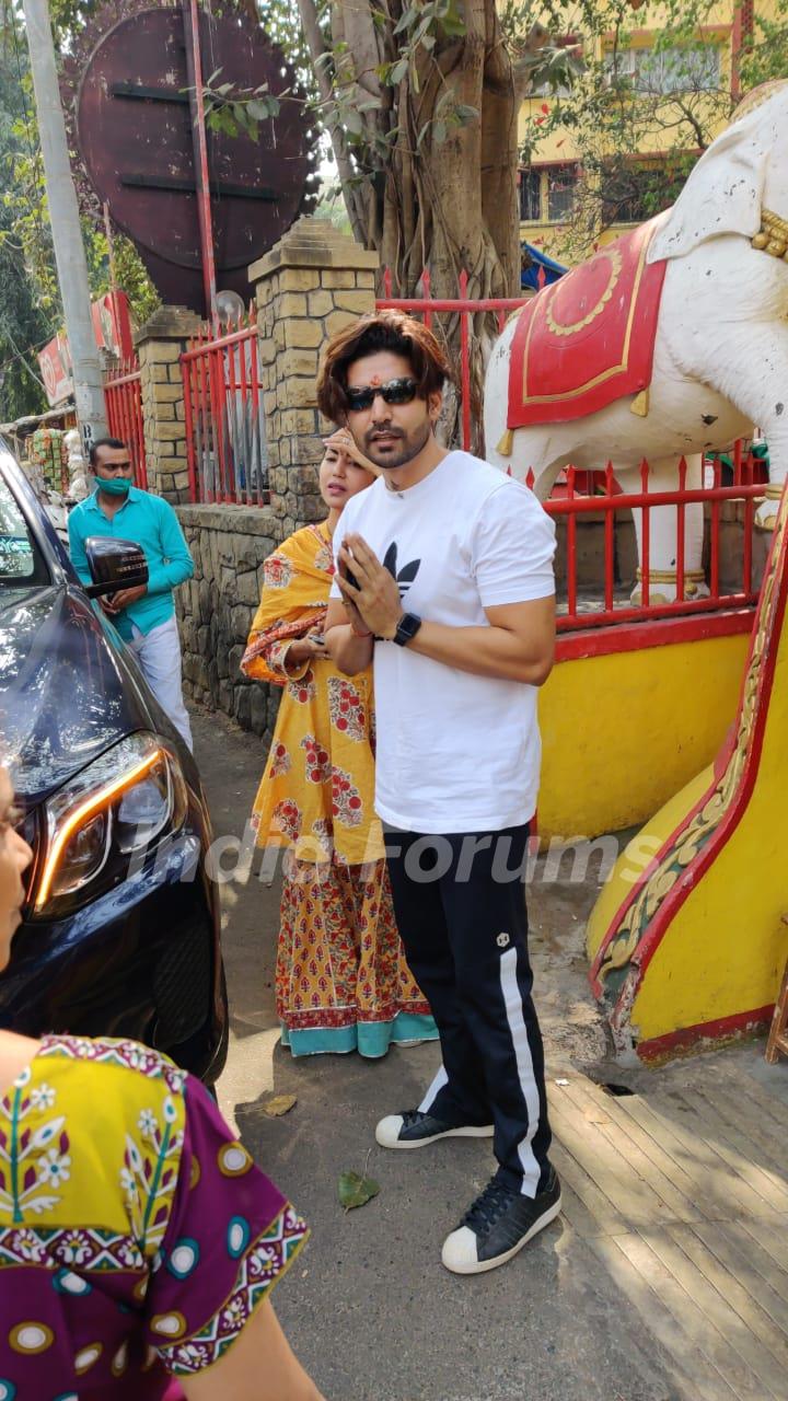 Gurmeet Choudhary snapped in Juhu