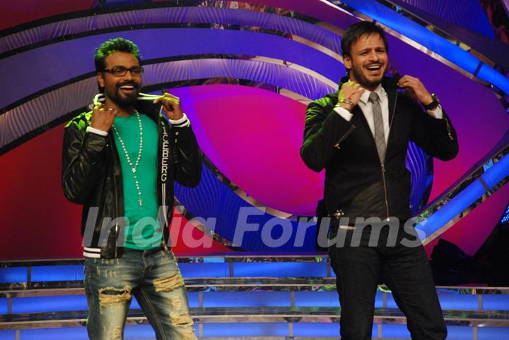 Remo and Vivek dancing on a song Ae Ganpat