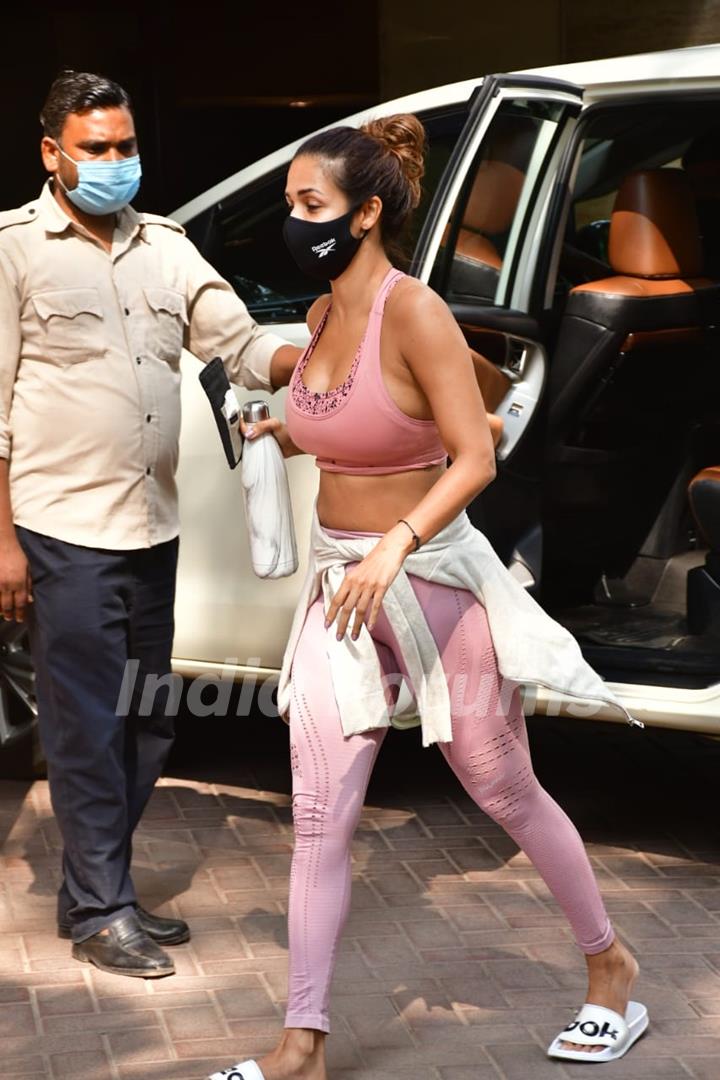 Malaika Arora spotted in Bandra