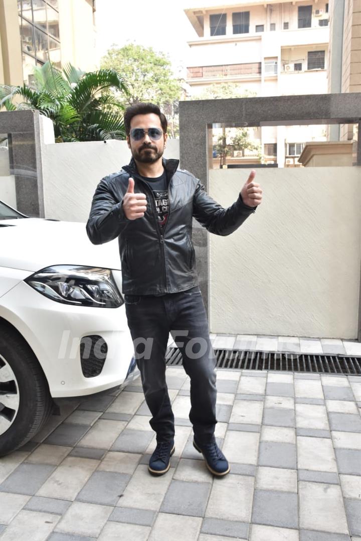 Emraan Hashmi snapped at T-series office in Andheri