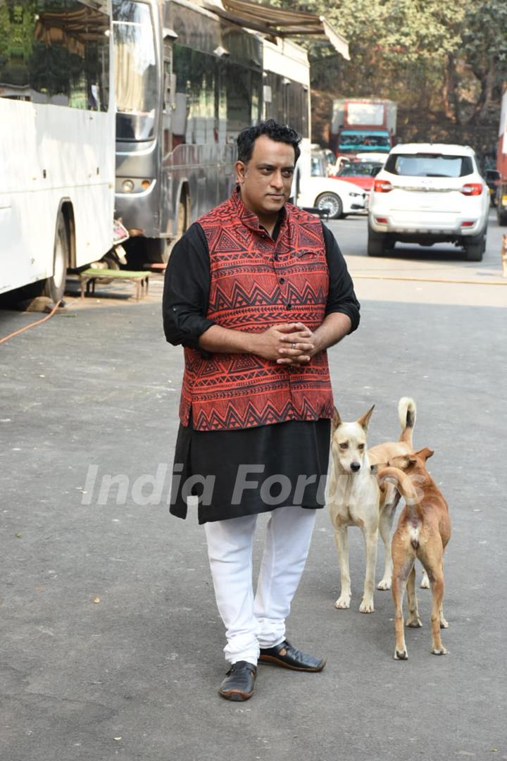 Anurag Basu behind the sets of Super Dancer Chapter 4