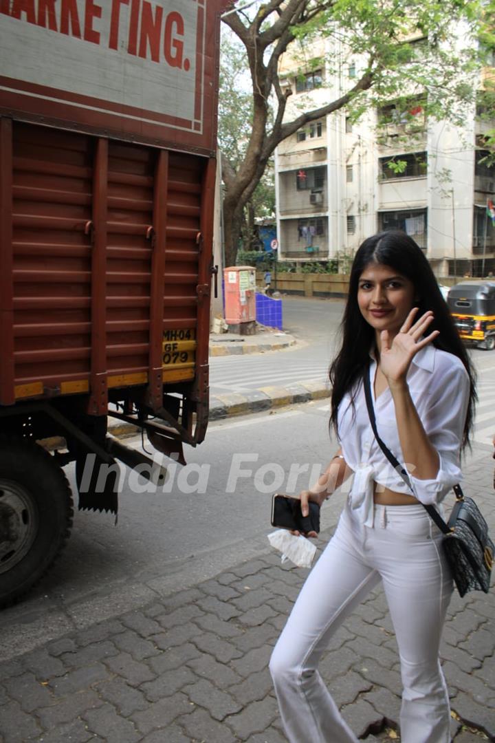 Anjini Dhawan spotted at Bandra