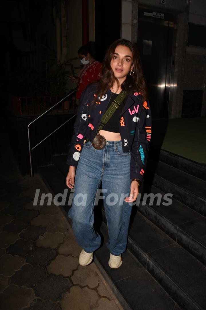 Aditi Rao Haydri at The Girl on the Train screening!