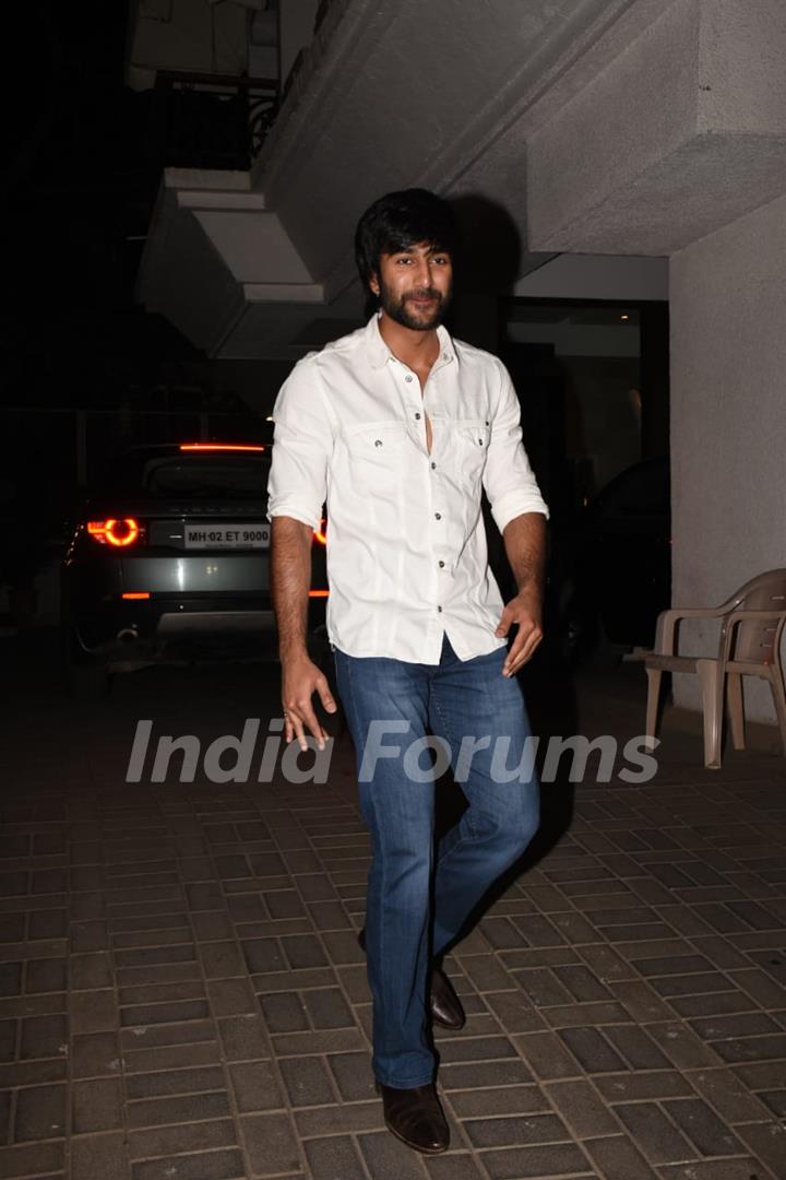 Meezaan Jaffrey snapped at Sanjay Leela Bhansali's birthday bash