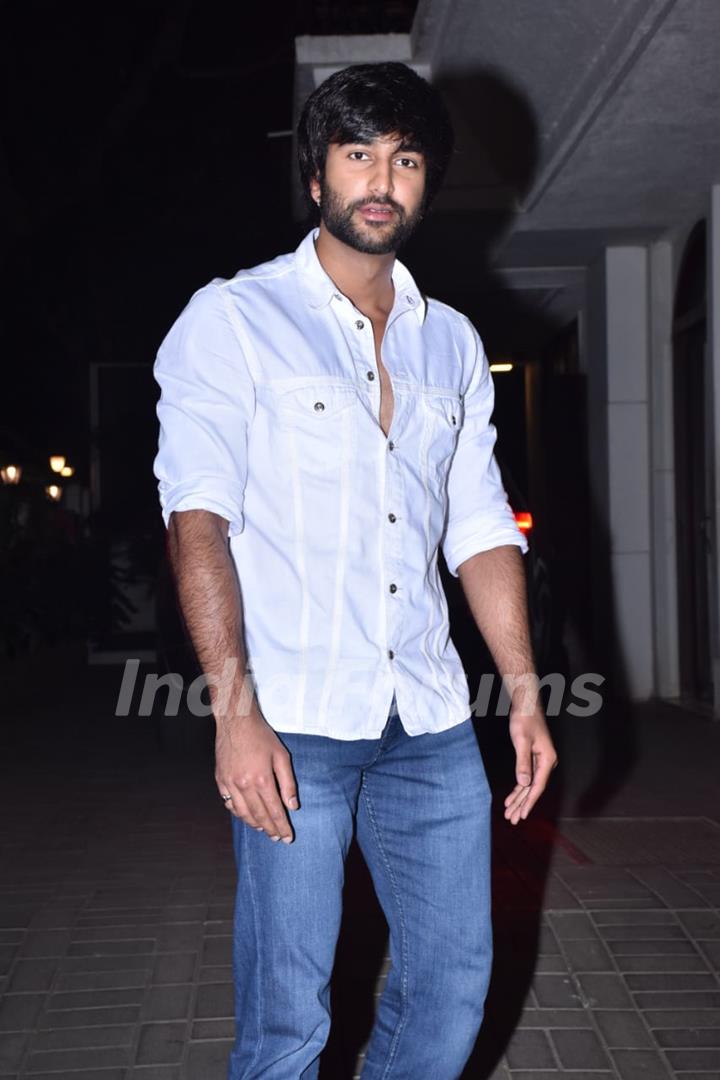 Meezaan Jaffrey snapped at Sanjay Leela Bhansali's birthday bash