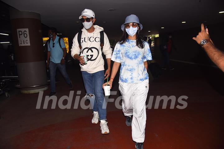 Rajkummar Rao and Patralekha snapped at airport