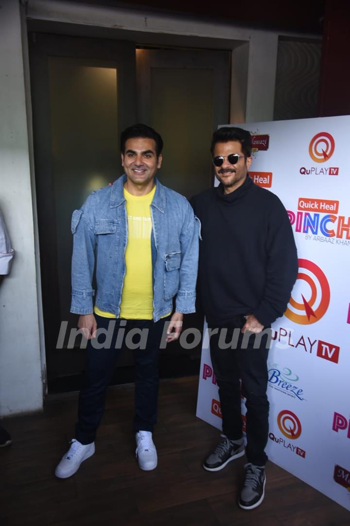 Anil Kapoor shoots for Arbaaz Khan's talk show - Pinch