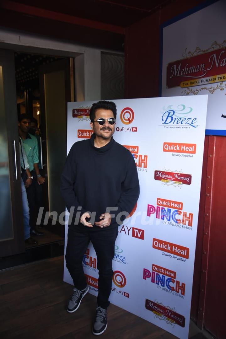 Anil Kapoor shoots for Arbaaz Khan's talk show - Pinch