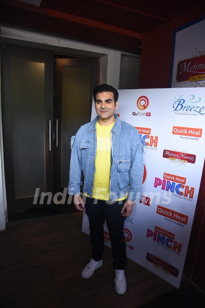 Arbaaz Khan at the sets of his chat show Pinch