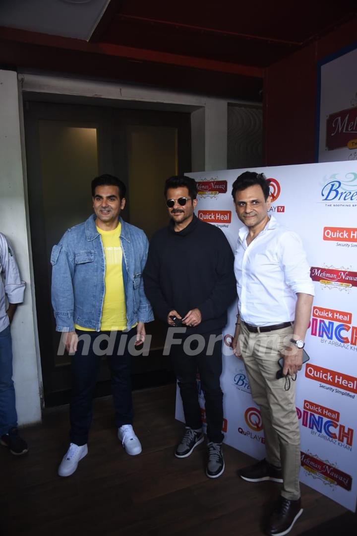 Anil Kapoor shoots for Arbaaz Khan's talk show - Pinch