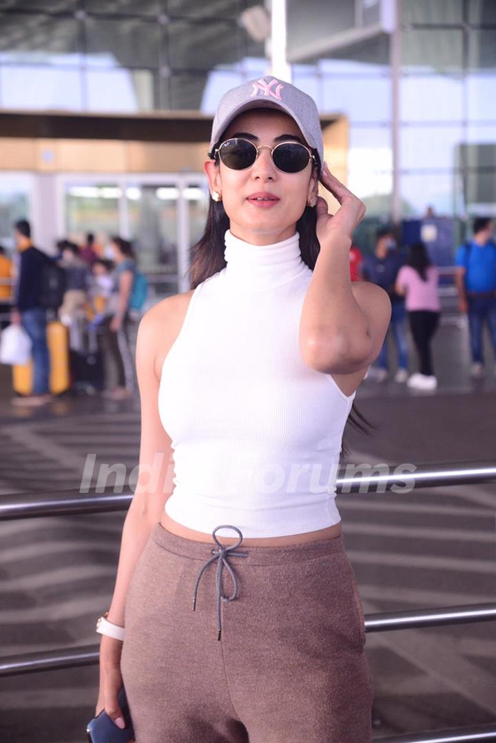 Sonal Chauhan snapped at airport