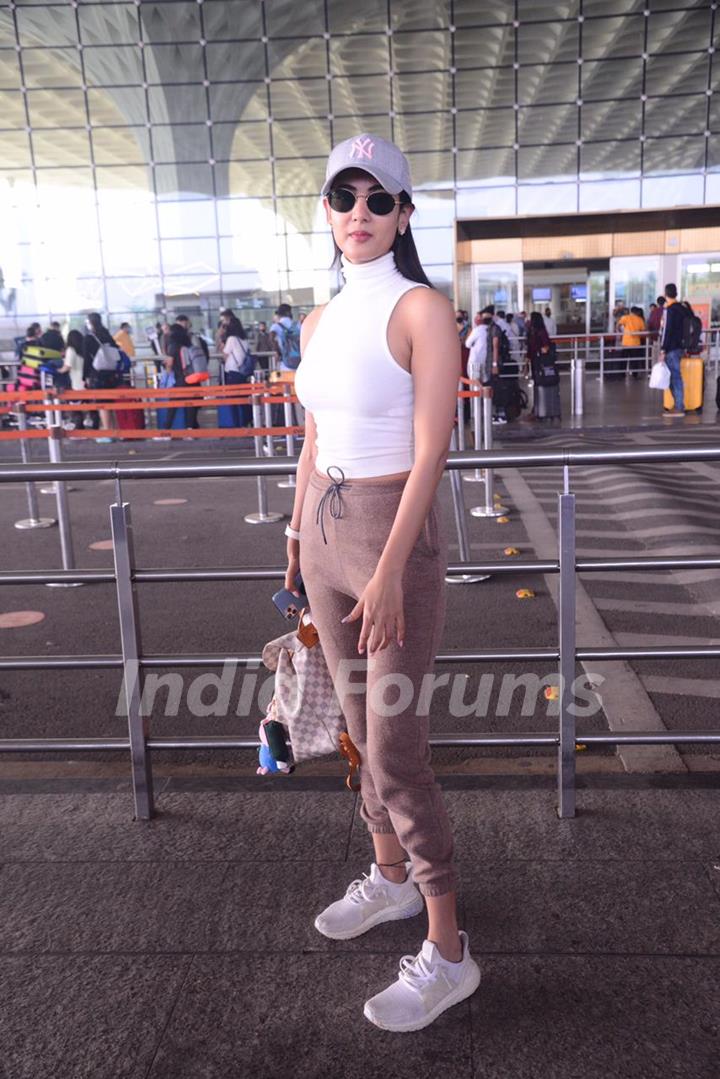 Sonal Chauhan snapped at airport