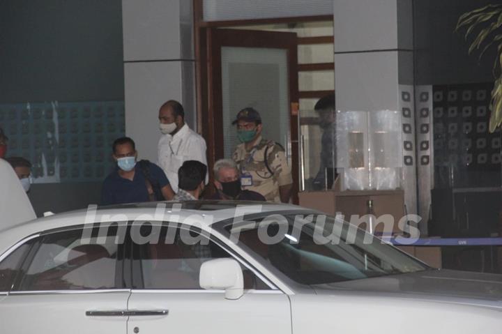 Sanjay Dutt snapped at Kalina Airport