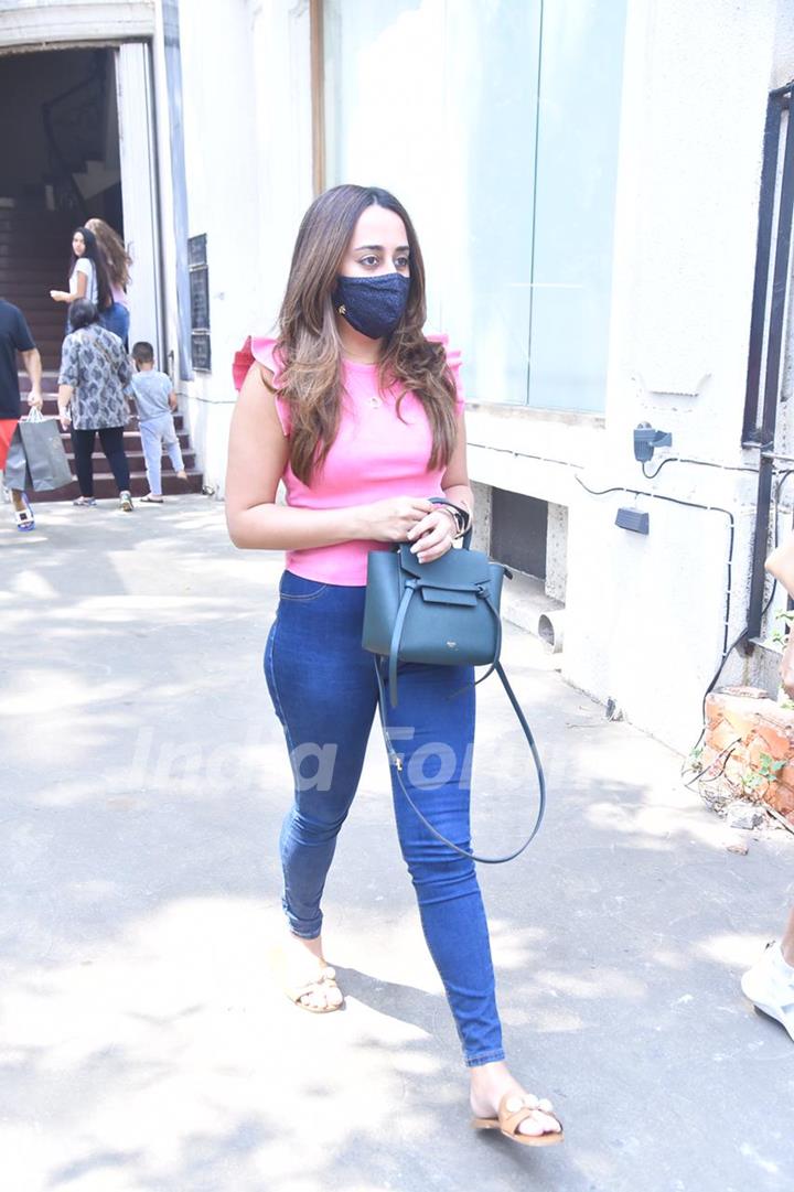 Natasha Dalal Dhawan snapped around the town!